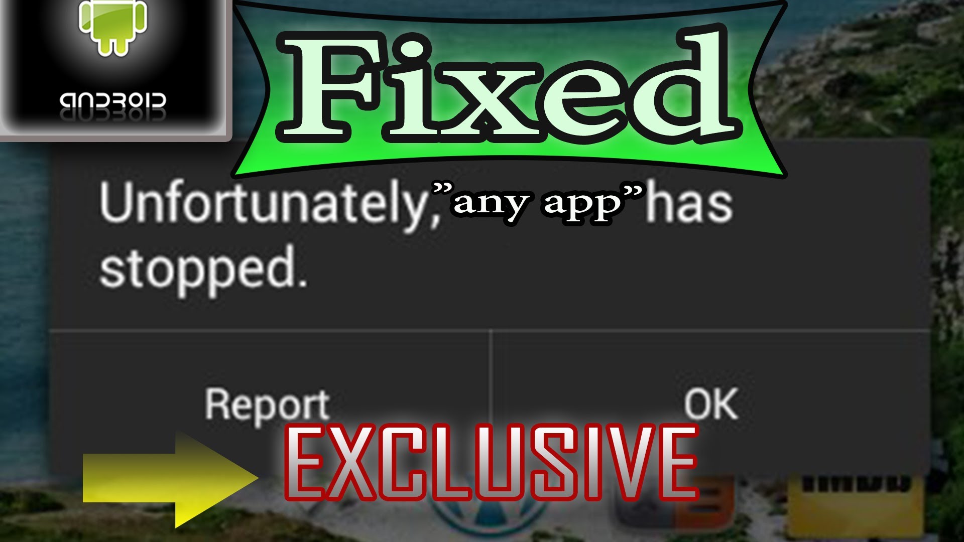 fix unfortunately app has stopped problem